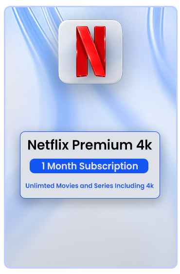 Netflix premium 4k 1 Month