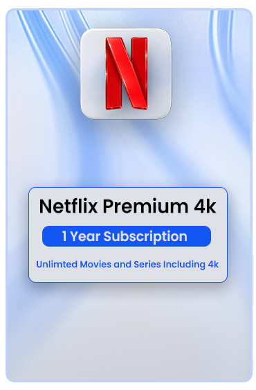 Netflix premium 4k 1 Year