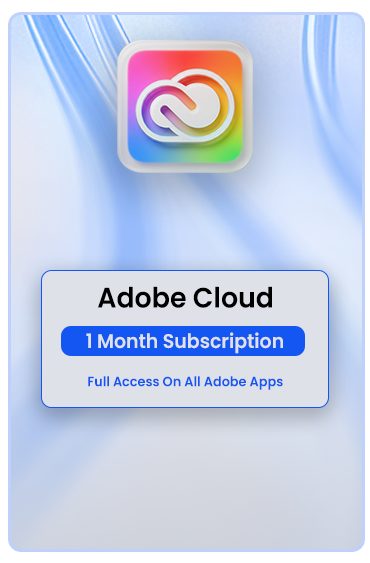 Adobe creative cloud 1 Month